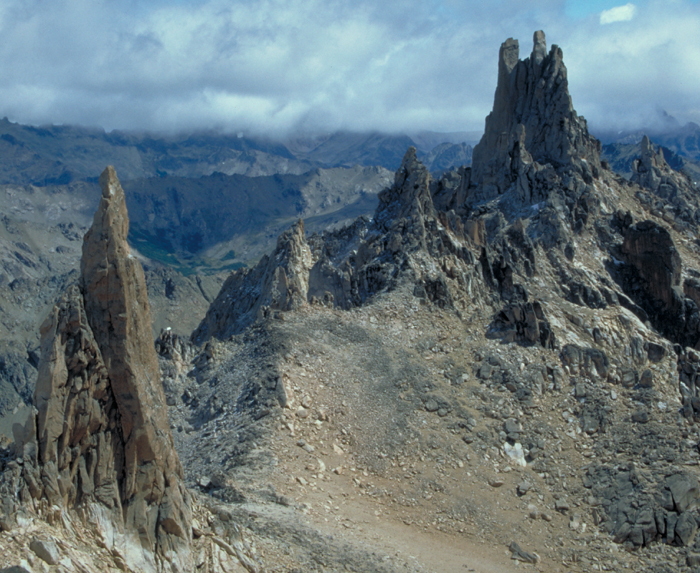 Rock Climbing near Bariloche, Argentina