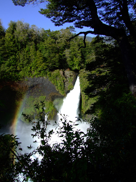 Waterfall on the Rio Fuy, Chile