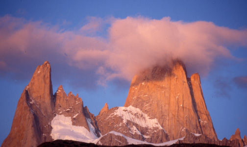 Sunrise over Fitzroy, Argentine Patagonia.