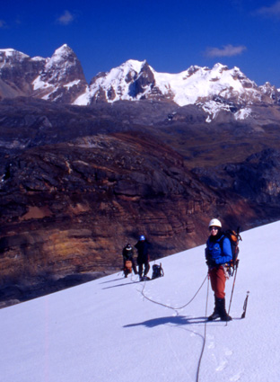 On Leon, 2004 Huayhuash expedition