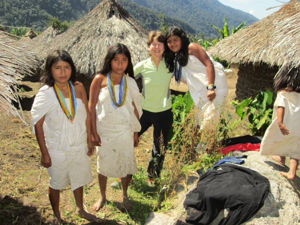 Kogui indian villagers... always keen on a selfie.