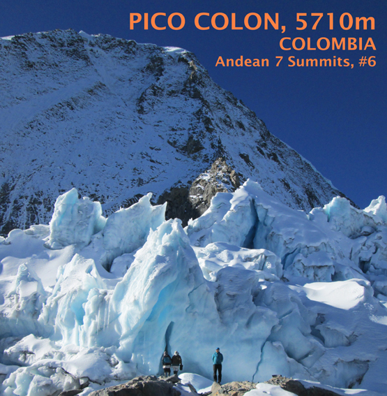 Pico Colon, the highest mountain in Colombia, in the Sierra Nevada de Santa Marta. 
