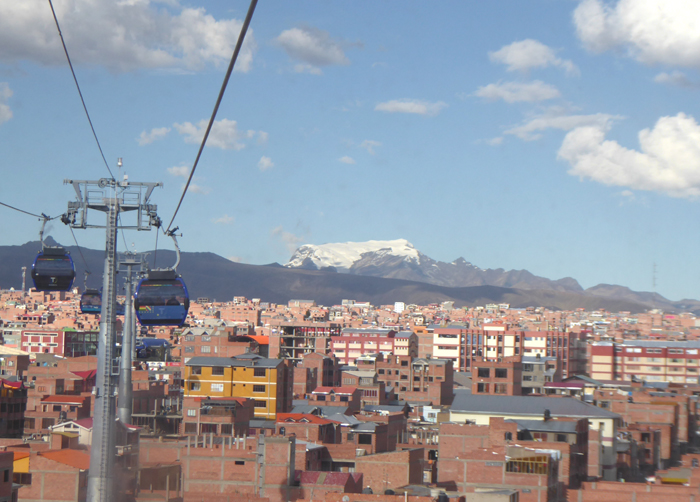 Mururata from El Alto, la Paz. 
