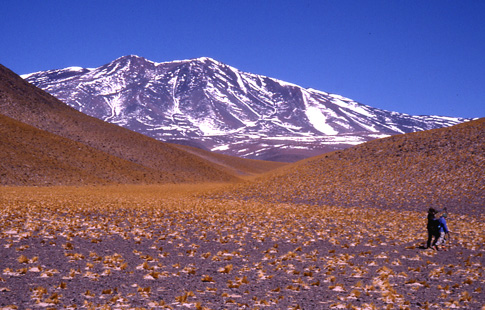 Nacimiento from the east, Argentine Puna de Atacama