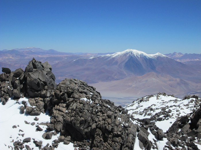 Tres Quebradas from the summit of Cazadero. 