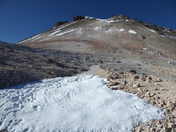 The summit of Uturunco form teh crater. 