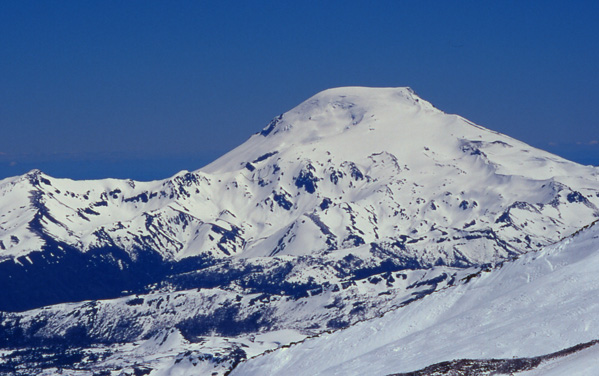 Volcan Callaqui seen from the summit of Copahue, October 2006. 
