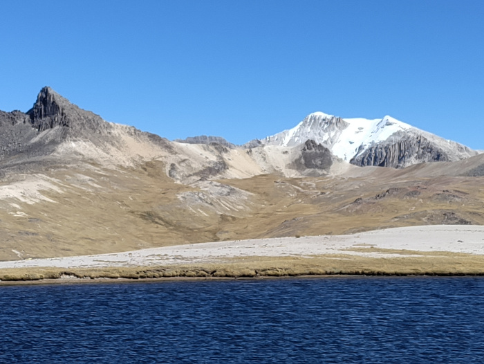 Jonorana and the rock peak of Sachapata, 5401m as seen form the east. 