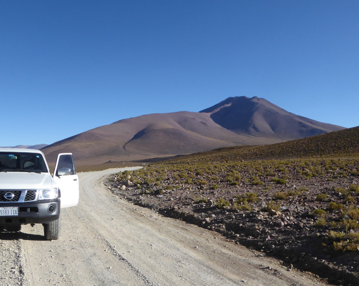 Quetena volcano in southwes Bolivia