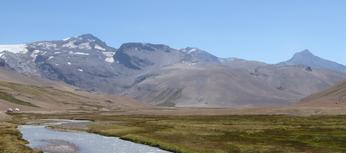 Azufre, the Petroa crater, and Planchon from